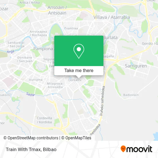 Train With Tmax map