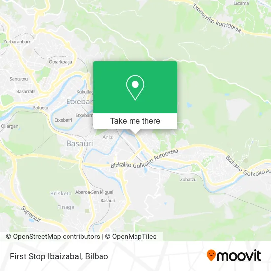 First Stop Ibaizabal map