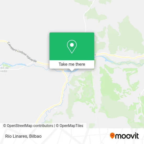 Río Linares map