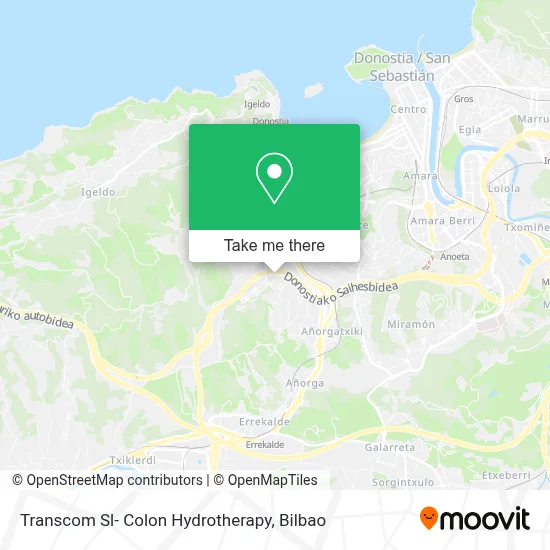 Transcom Sl- Colon Hydrotherapy map