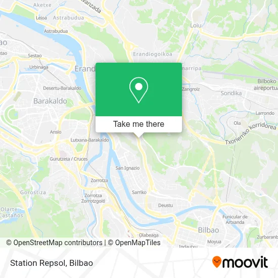 Station Repsol map