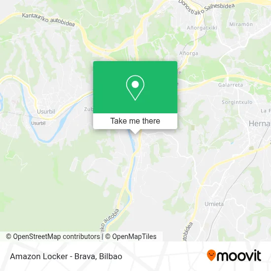 Amazon Locker - Brava map