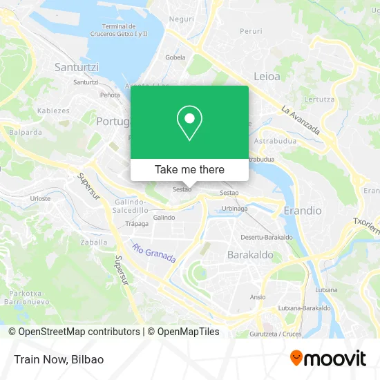 Train Now map