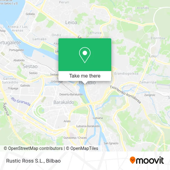 Rustic Ross S.L. map