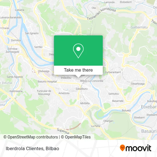 Iberdrola Clientes map