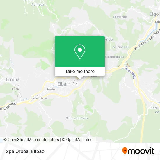 Spa Orbea map