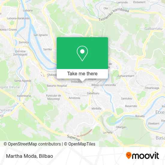 Martha Moda map