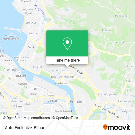 Auto Exclusive map