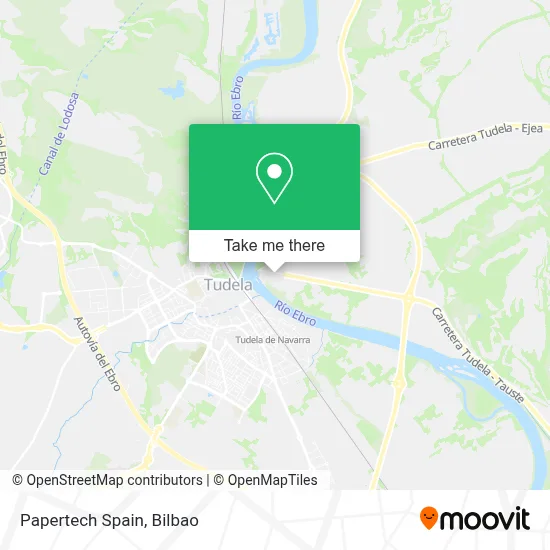 Papertech Spain map