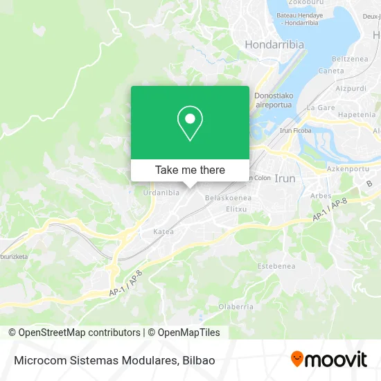 Microcom Sistemas Modulares map
