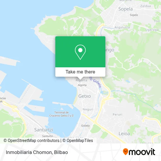 Inmobiliaria Chomon map
