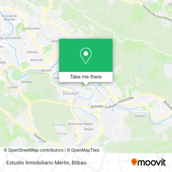 Estudio Inmobiliario Merlin map