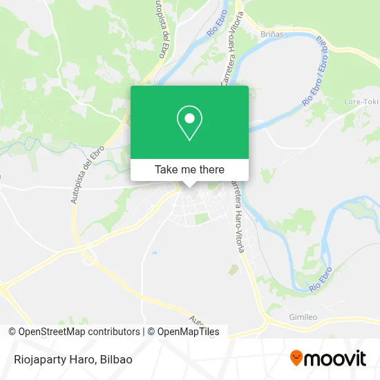 Riojaparty Haro map