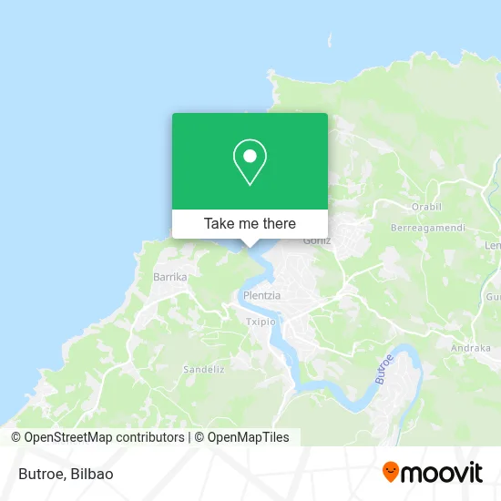 Butroe map