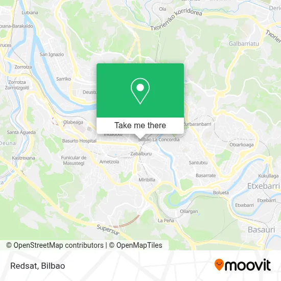 Redsat map
