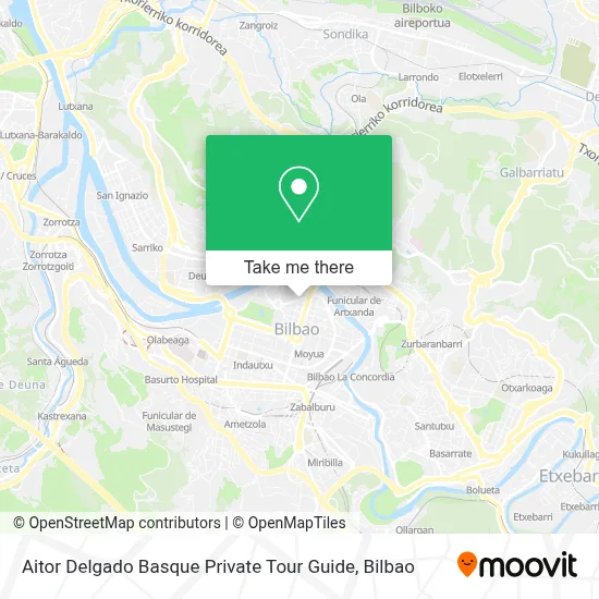 Aitor Delgado Basque Private Tour Guide map