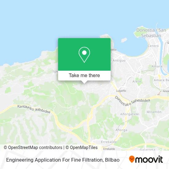 Engineering Application For Fine Filtration map