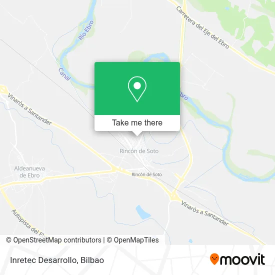 Inretec Desarrollo map