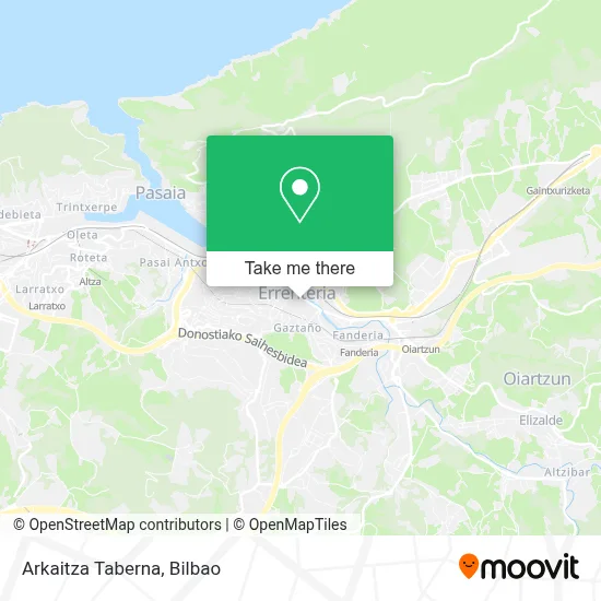 Arkaitza Taberna map