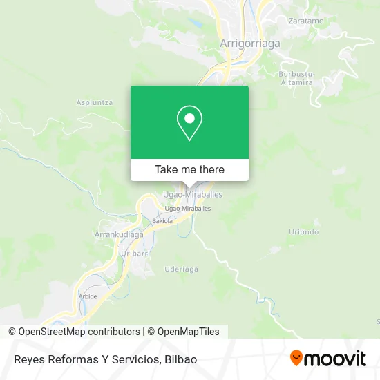 Reyes Reformas Y Servicios map