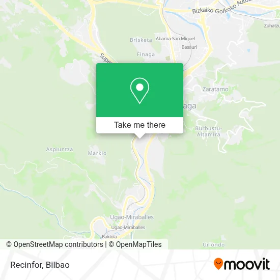 Recinfor map