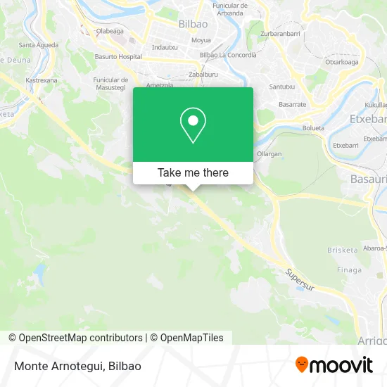 Monte Arnotegui map
