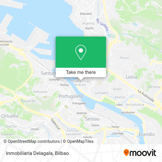 Inmobiliaria Delagala map