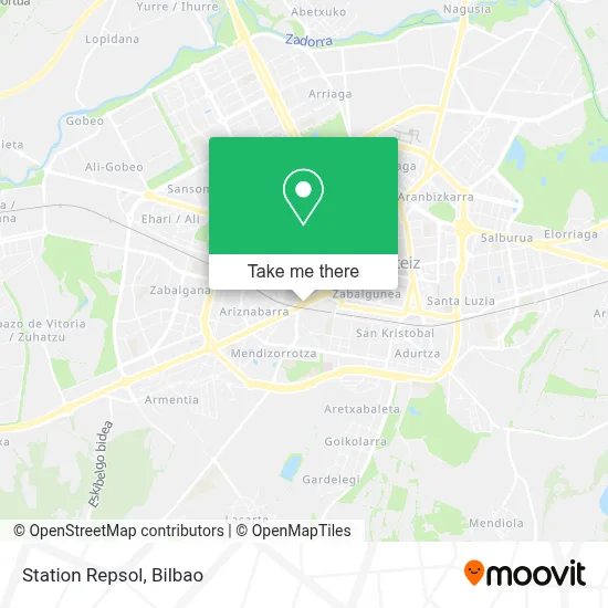 Station Repsol map