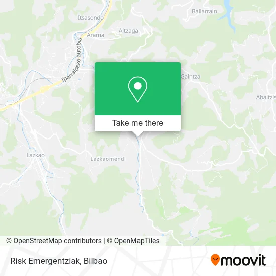 Risk Emergentziak map