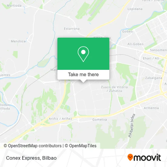Conex Express map