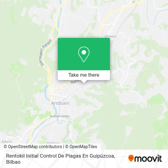 Rentokil Initial Control De Plagas En Guipúzcoa map