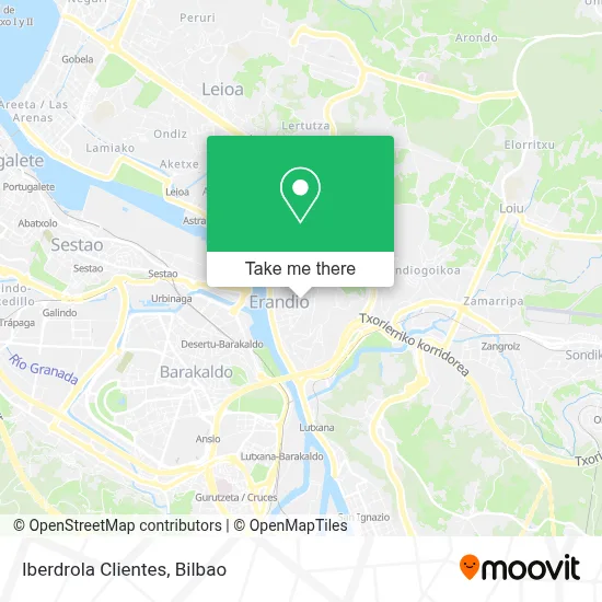 Iberdrola Clientes map