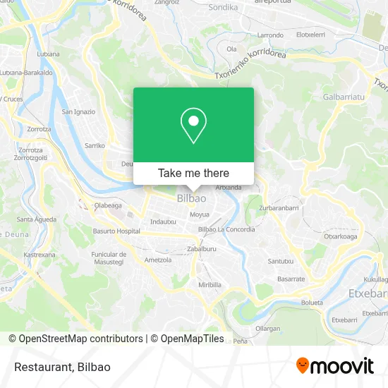 Restaurant map