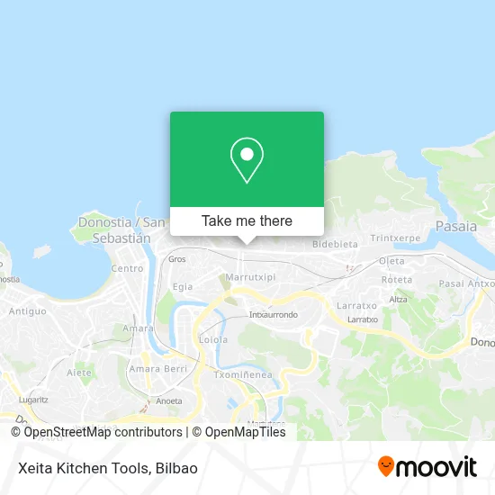 Xeita Kitchen Tools map