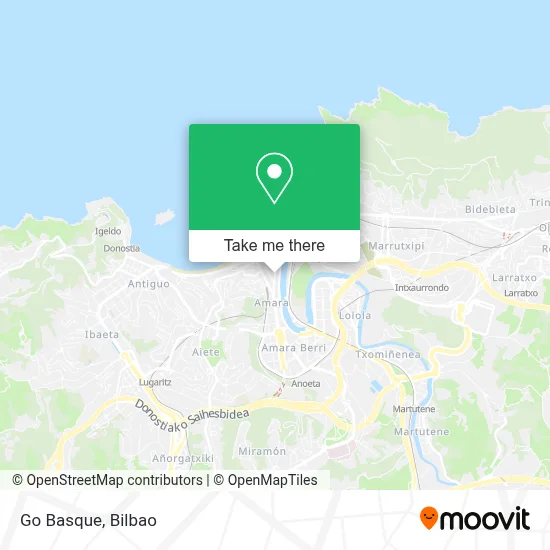 Go Basque map