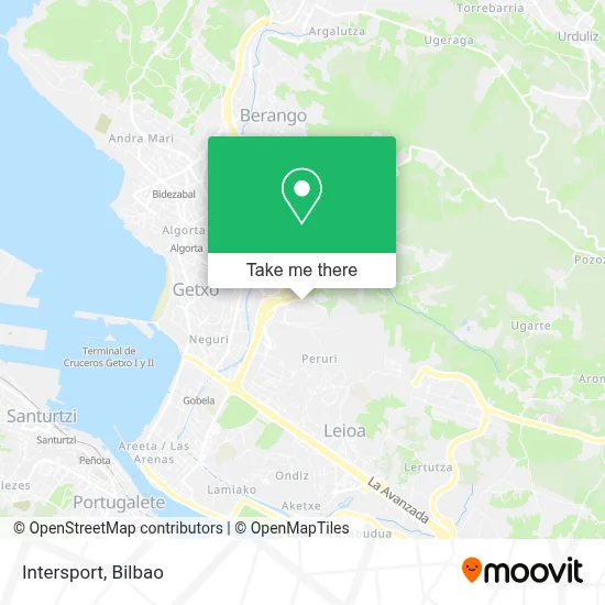 Intersport map