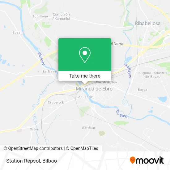 Station Repsol map