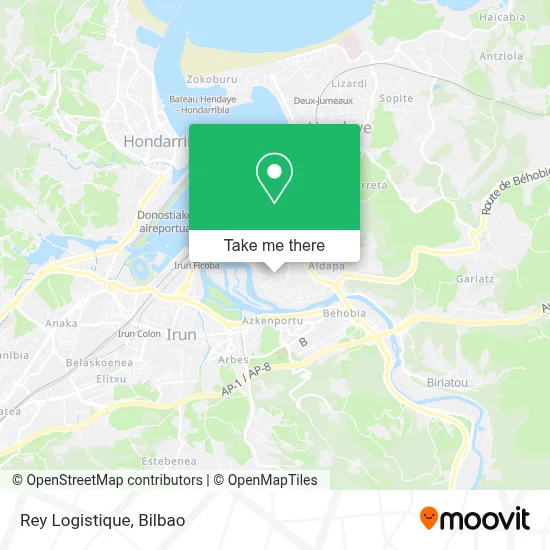 Rey Logistique map