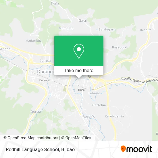 Redhill Language School map