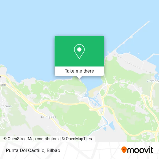 Punta Del Castillo map