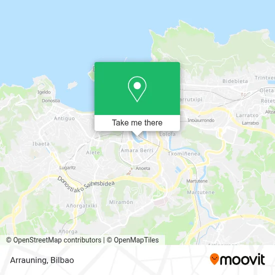 Arrauning map