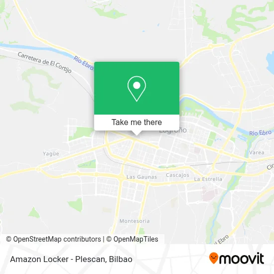 Amazon Locker - Plescan map