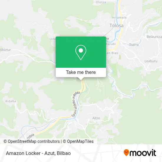 Amazon Locker - Azut map