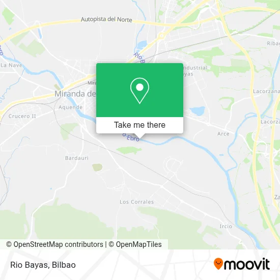 Rio Bayas map
