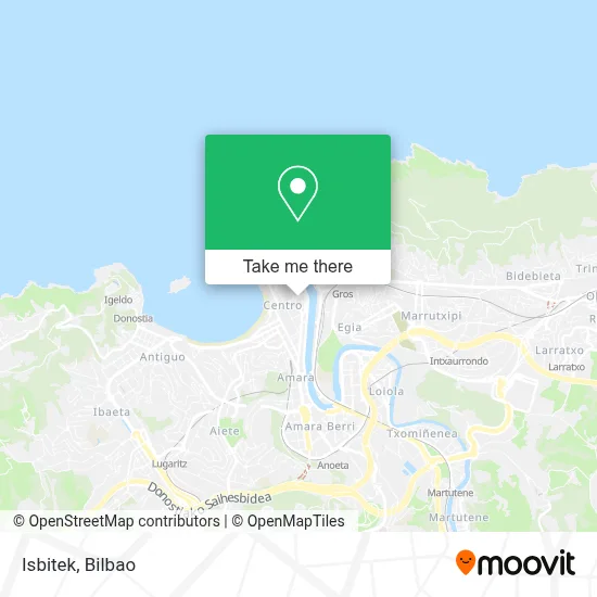Isbitek map