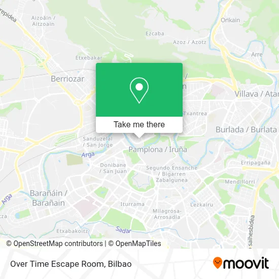 Over Time Escape Room map