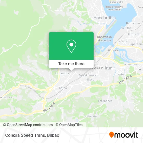Colexia Speed Trans map