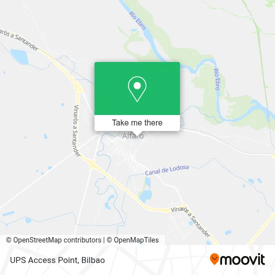 Ups Access Point map