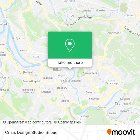 Crisis Design Studio map