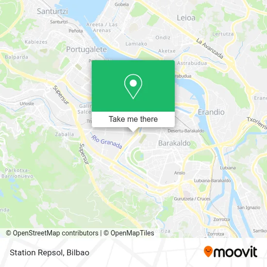 Station Repsol map